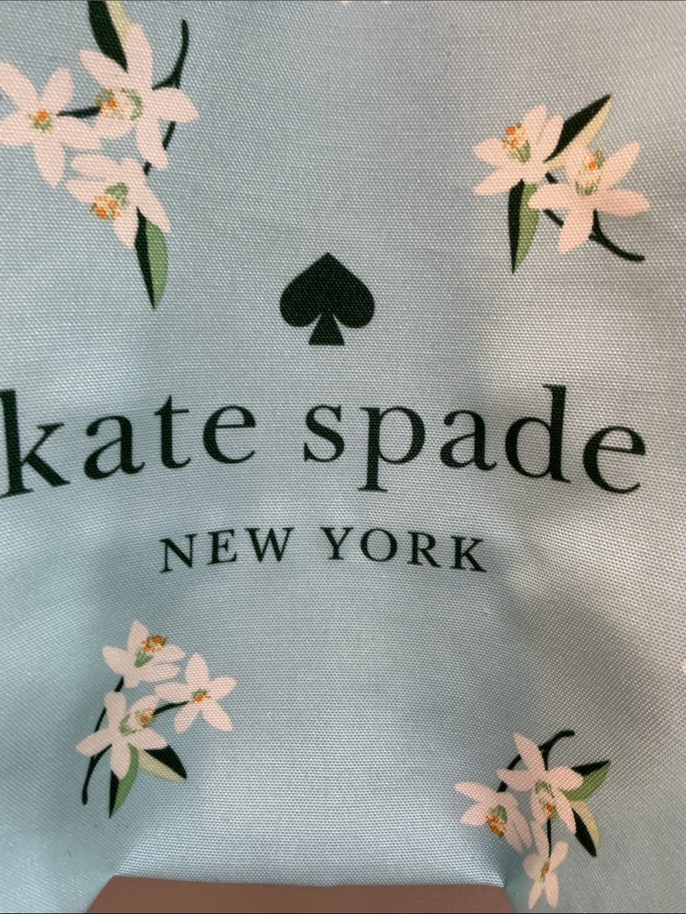 kate spade Light Aqua Floral Tote - Picture 2 of 5